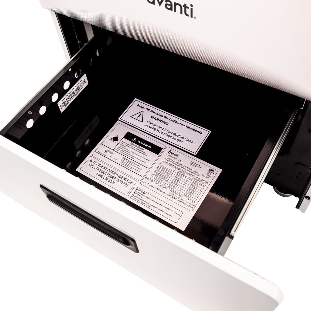 Avanti 20-inch Compact Gas Range Oven GR2011C