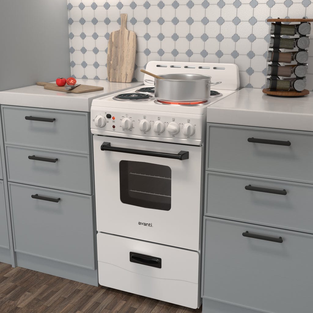 Avanti 20-inch Electric Range Oven with Framed Glass Door