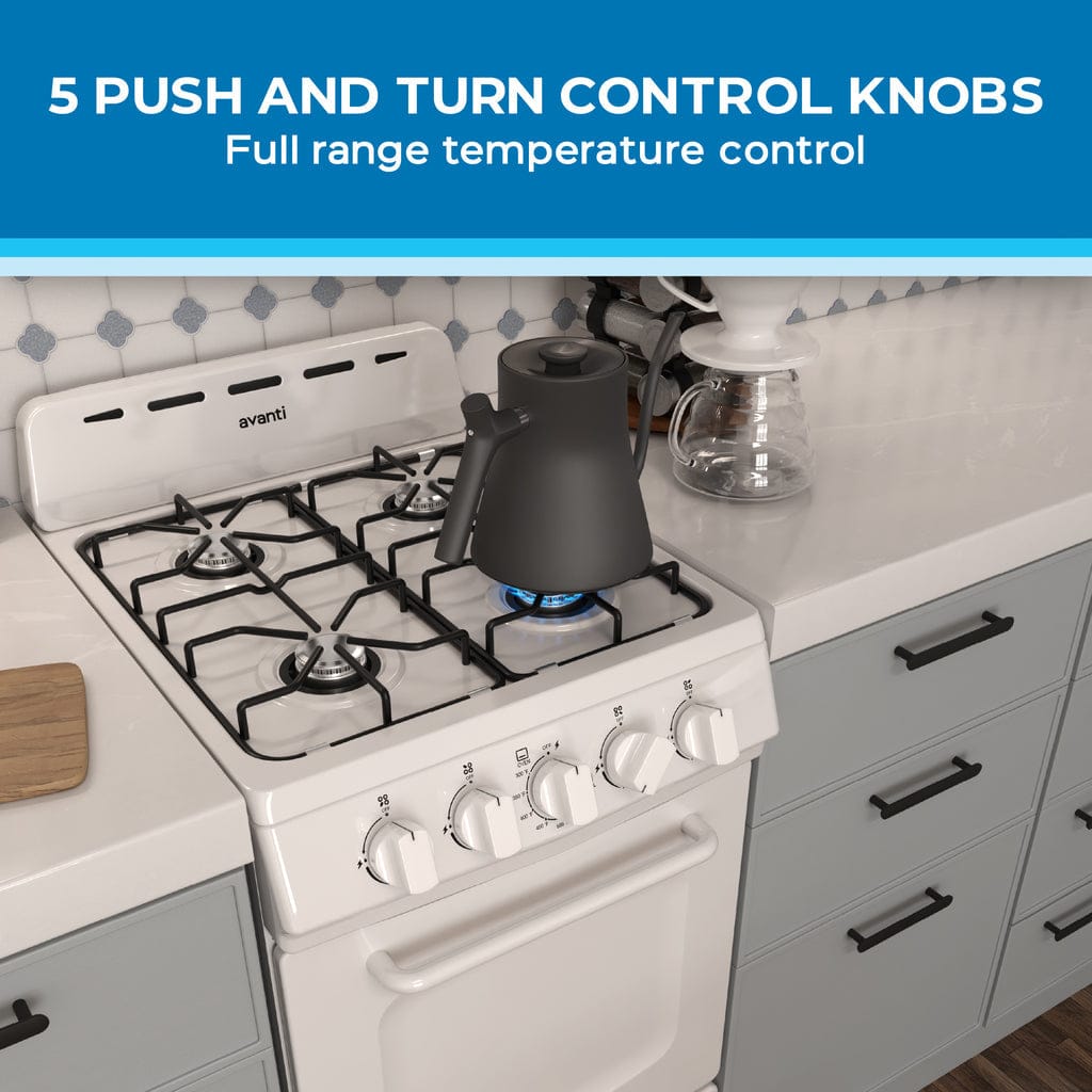 Avanti 20-inch Gas Range Oven GRO20P0W