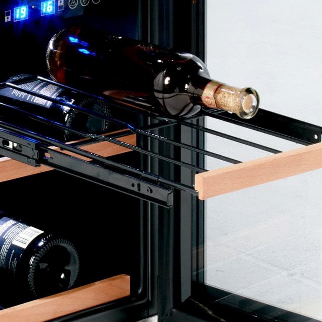 Avanti 28 Bottle DESIGNER Series Dual-Zone Wine Cooler WCF282E3SD Wine Coolers WCF282E3SD Luxury Appliances Direct