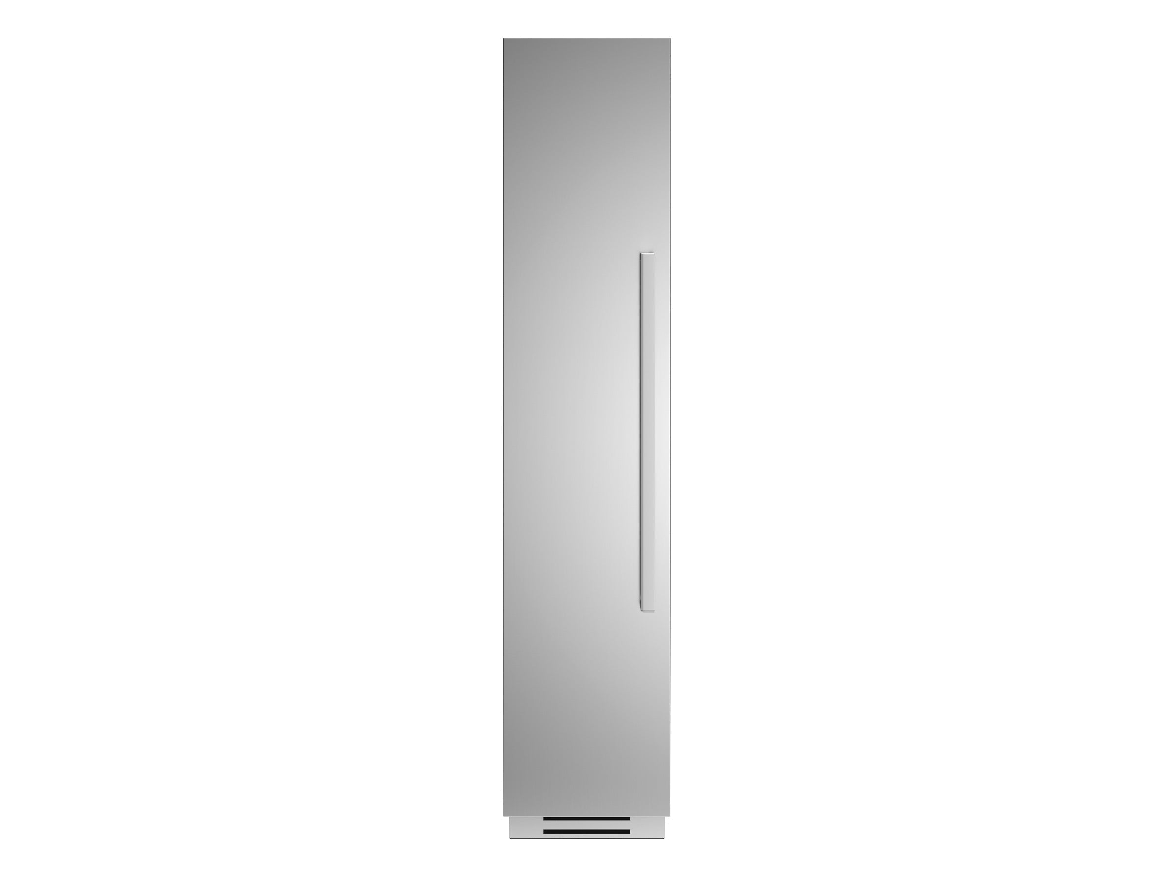 Bertazzoni 18" 8.2 Cu.Ft. Stainless Steel Built-in Freezer Column With Automatic Ice Maker and Left Swing Door REF18FCIPIXL/23 Luxury Appliances Direct