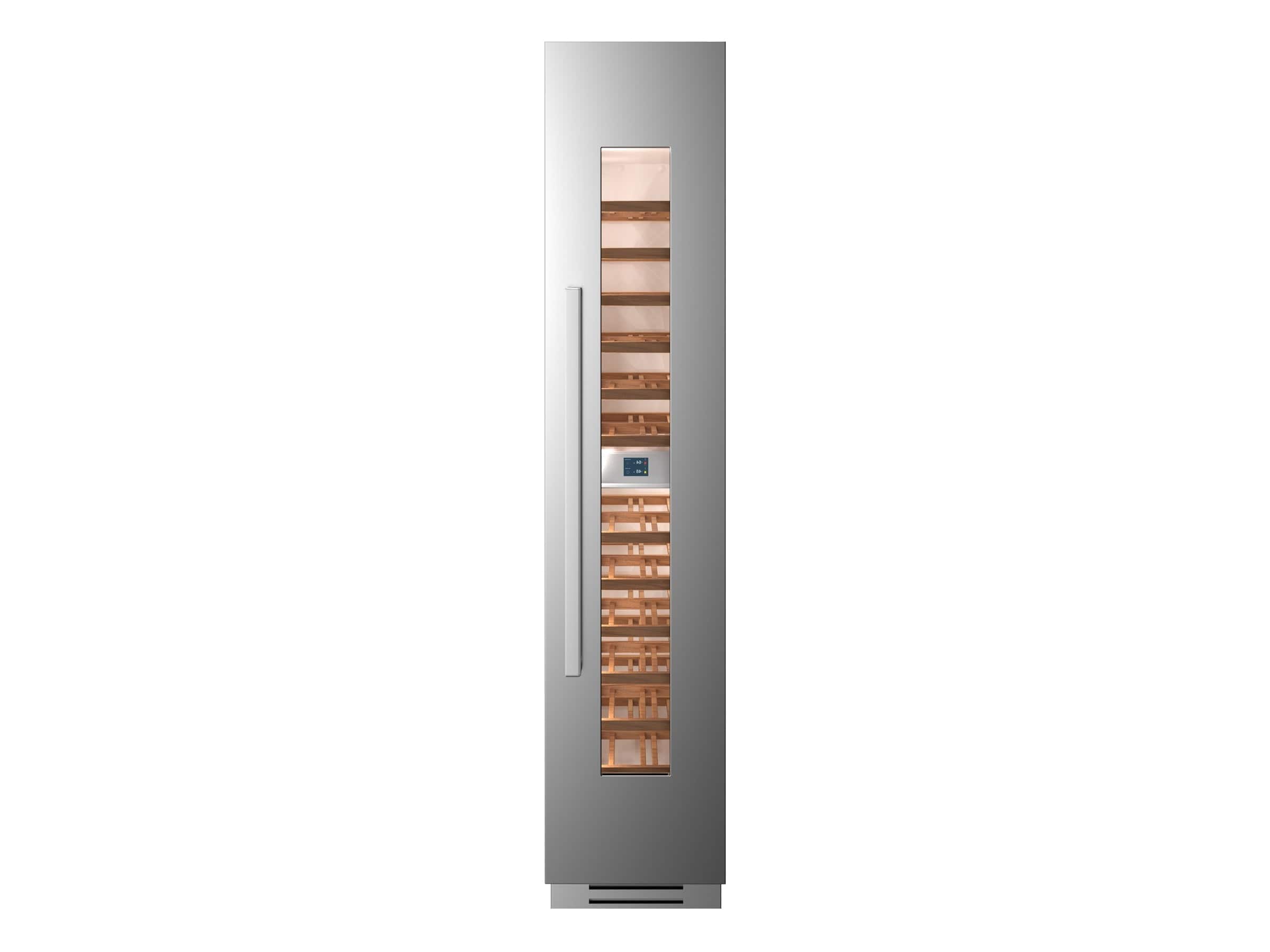 Bertazzoni 18" Stainless Steel Built-in Wine Cellar Column With Right Swing Door REF18WCPIXR/23 Luxury Appliances Direct