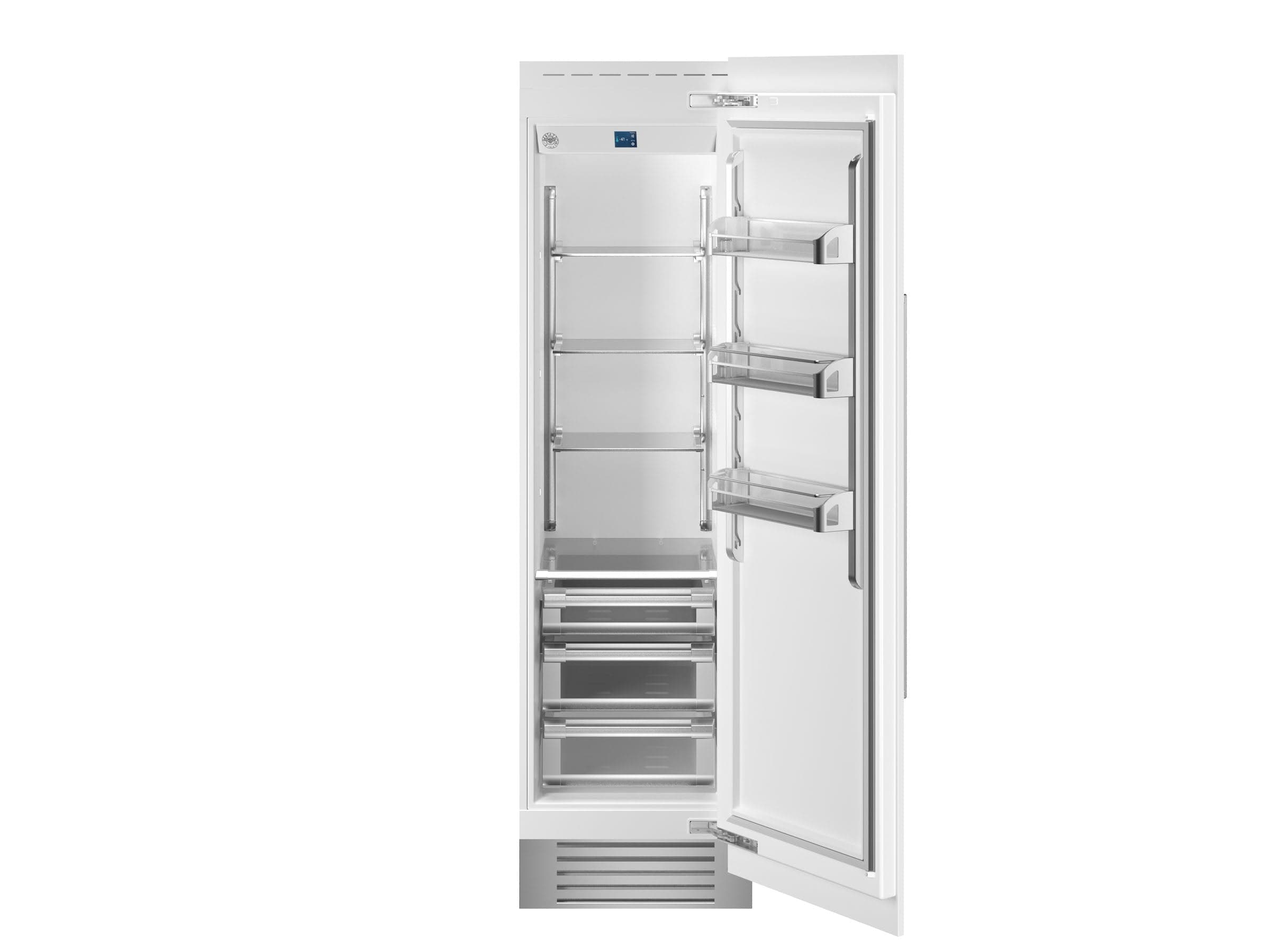 Bertazzoni 24" 13 Cu.Ft. Panel Ready Built-in Refrigerator Column With Right Swing Door REF24RCPRR/23 Luxury Appliances Direct