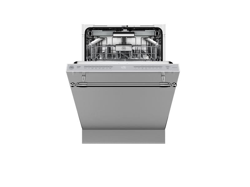 Bertazzoni 24" Stainless Steel Tall Tub Dishwasher With 16 Place Settings and 8 Wash Cycles DW24T3IXT Luxury Appliances Direct