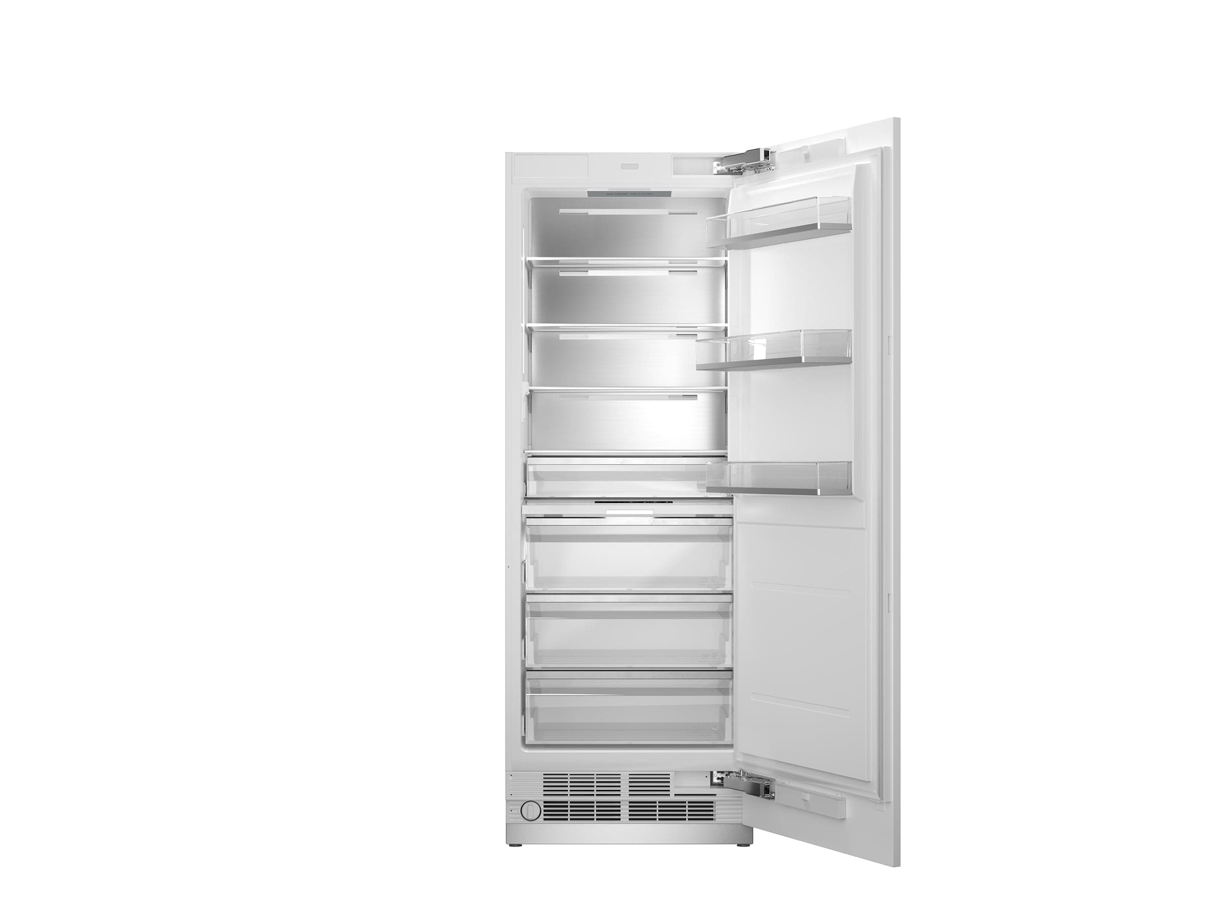Bertazzoni 30" 16.7 Cu.Ft. Panel Ready Built-in Refrigerator Column Internal Water Dispenser and Reversible Door REF30RCBPNV Luxury Appliances Direct