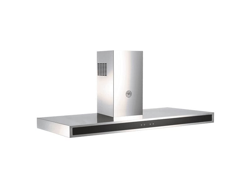 Bertazzoni 36" Stainless Steel Glass Front Wall Mount Hood With 600 CFM Motor KG48X Luxury Appliances Direct