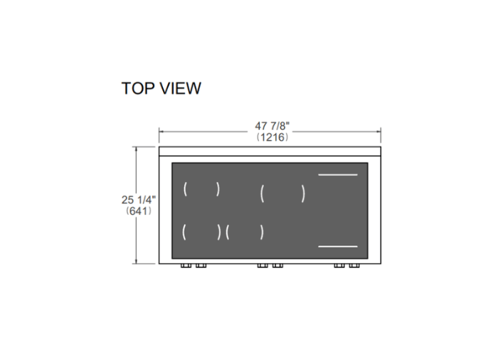 Bertazzoni 48" Professional Series 6 Induction Zone Rangetops