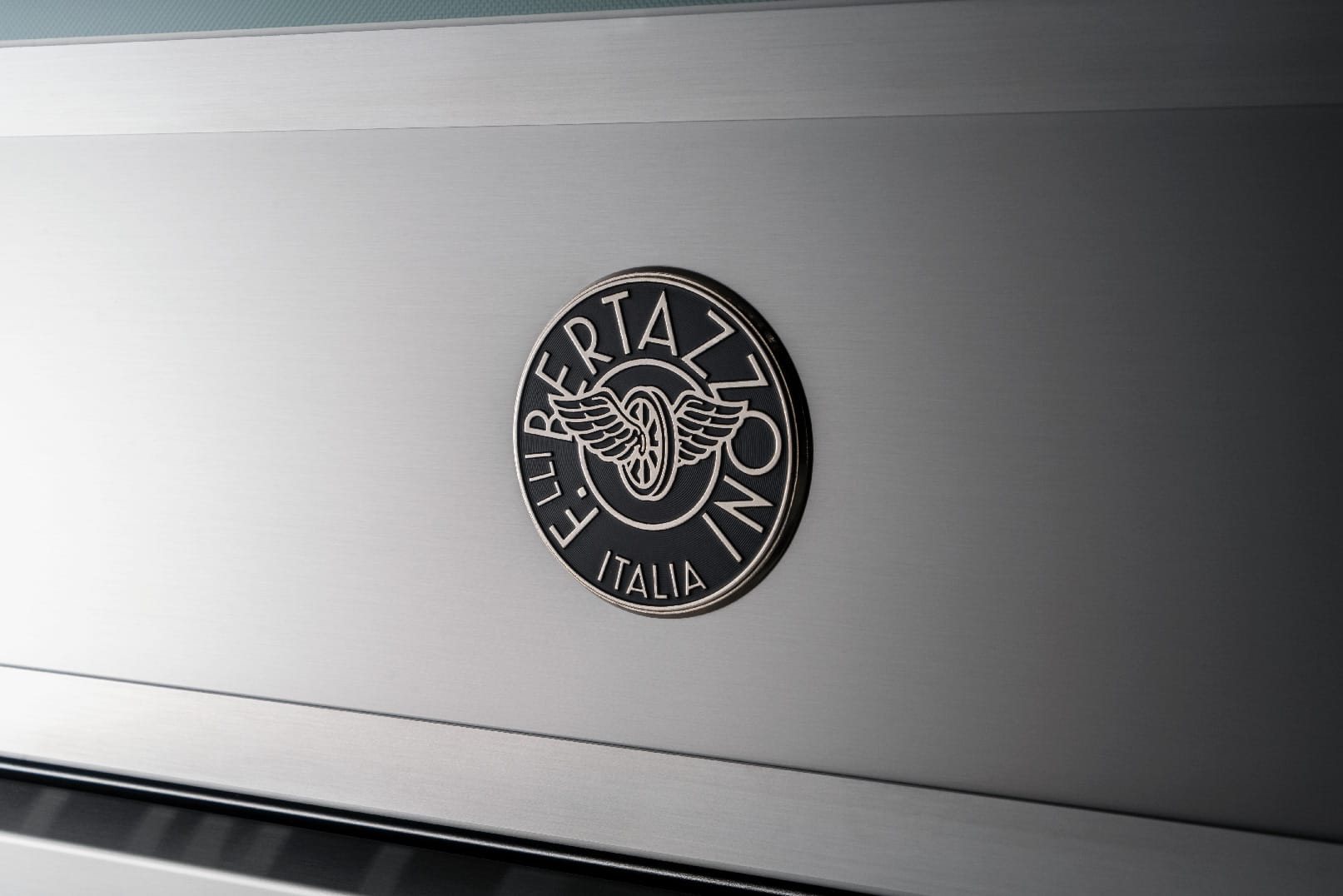 Bertazzoni Heritage Series 48 inch Gold Accent 6 Brass Burner Dual Fuel Ranges