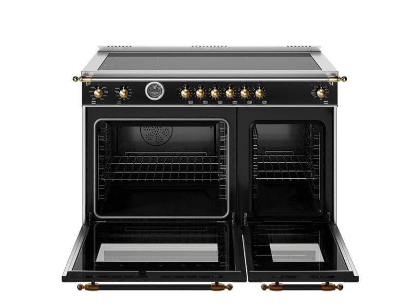 Bertazzoni Heritage Series 48 inch Gold Accent 6 Heating Zone Induction Ranges