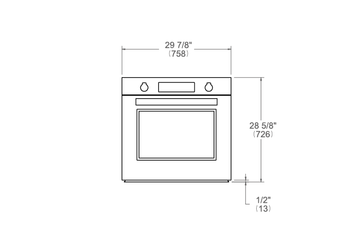 Bertazzoni Master Series 30" 4.1 Cu.Ft. Stainless Steel Self-Clean Convection Electric Wall Oven MAST30FSEXV Luxury Appliances Direct