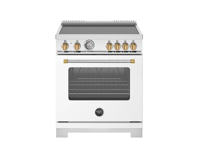Bertazzoni Master Series 30 inch Gold Accent Induction Ranges