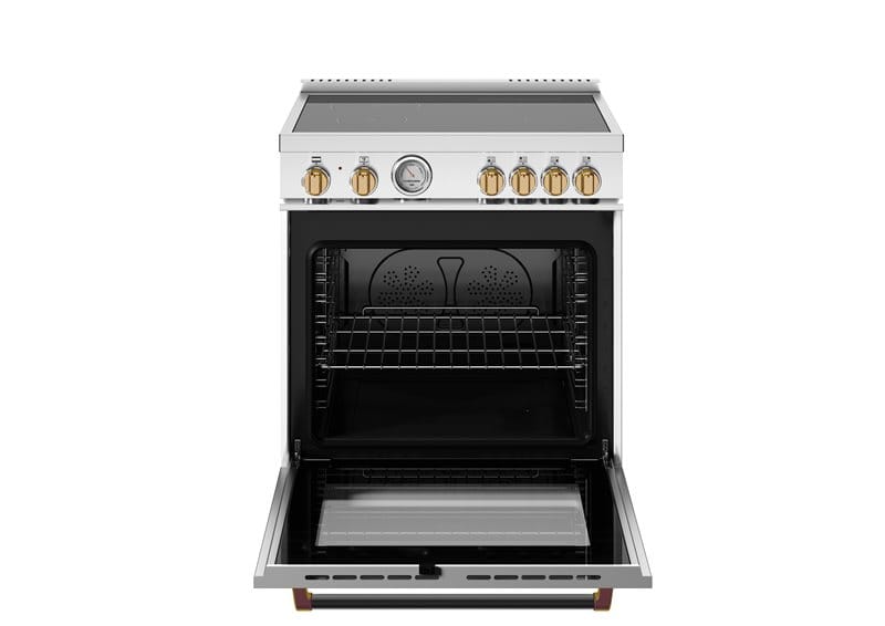 Bertazzoni Master Series 30 inch Gold Accent Induction Ranges