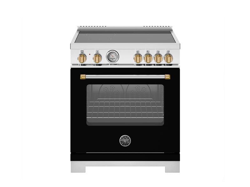 Bertazzoni Master Series 30 inch Gold Accent Induction Ranges