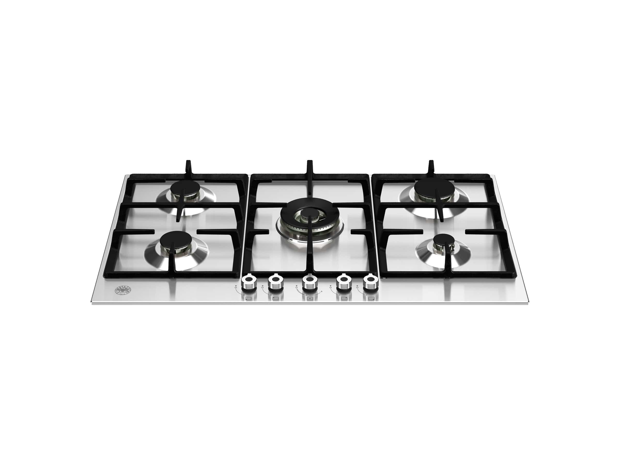 Bertazzoni Professional Series 36" 5 Aluminum Burners Stainless Steel Front Control Gas Cooktop PROF365CTXV Luxury Appliances Direct