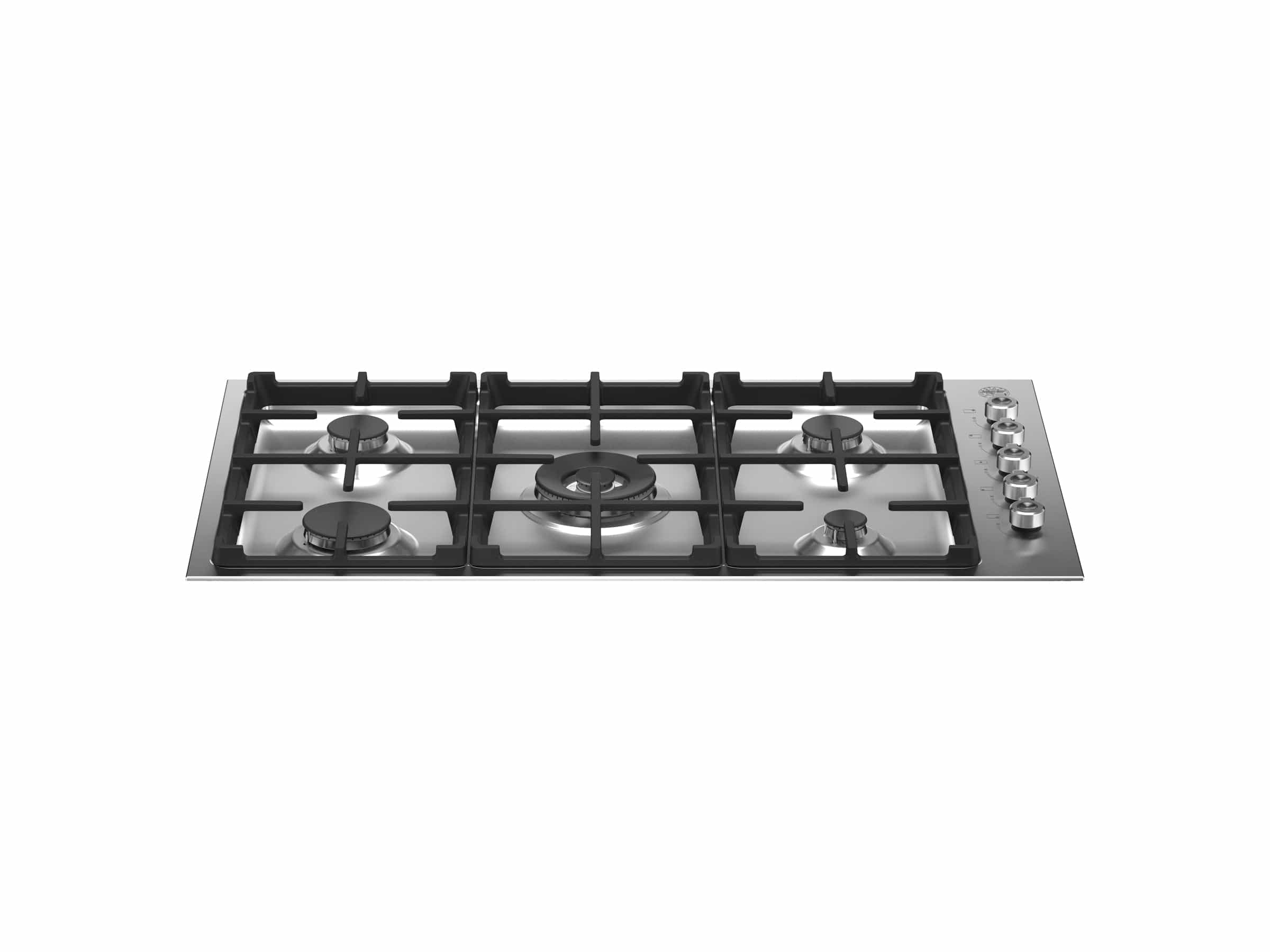 Bertazzoni Professional Series 36" 5-Burner Stainless Steel Drop-in Gas Cooktop PROF365QXE Luxury Appliances Direct