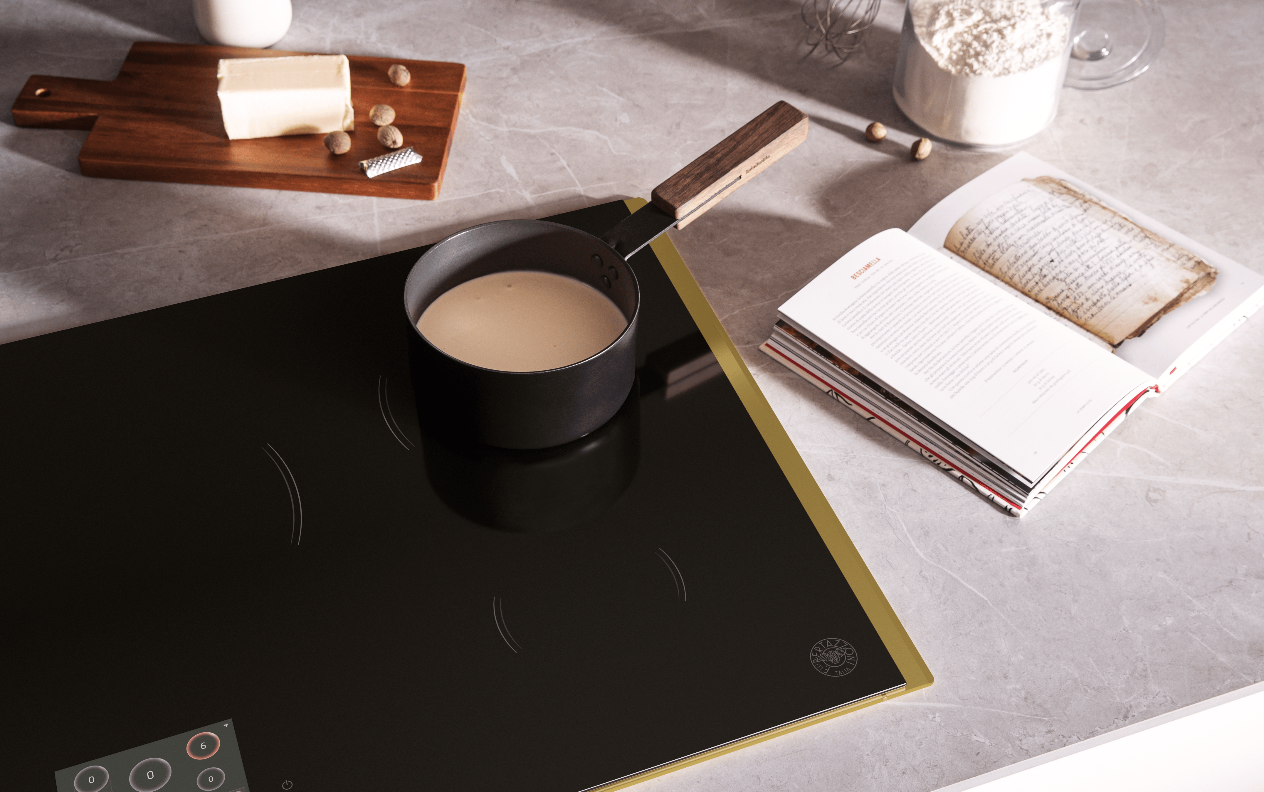 Bertazzoni Professional Series 36'' Induction Cooktop with TFT Display Interface