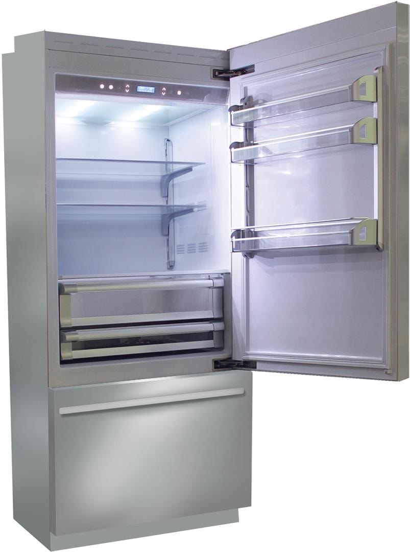Brilliance Series 36” Stainless Steel Refrigerator with Ice Maker By Fhiaba Refrigerators BKI36Bi-RST Luxury Appliances Direct
