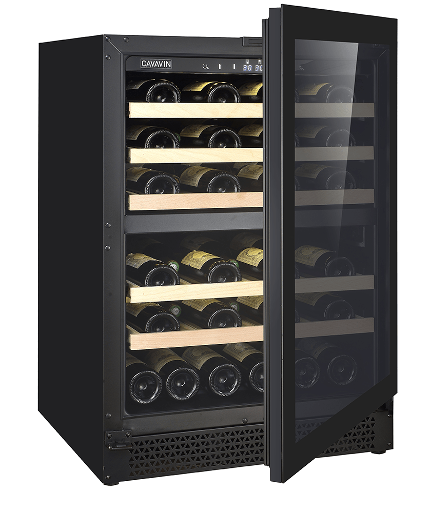 Cavavin Vinoa 24" Full Glass Door with 41 Bottle Capacity V-041WDZFG Wine Coolers V-041WDZFG Luxury Appliances Direct