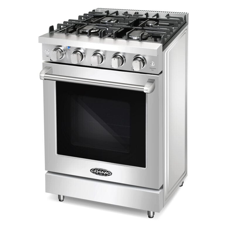 Cosmo 24-inch 3.73 cu. ft. Slide-In Freestanding Gas Range COS-EPGR244 Range COS-EPGR244 Luxury Appliances Direct