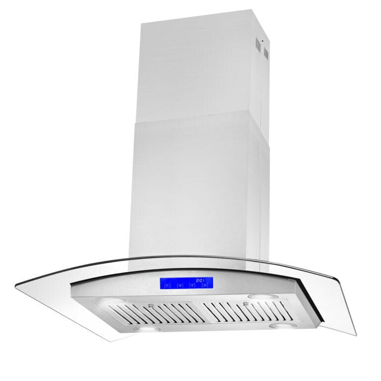 Cosmo 30-inch Island Range Hood with Touch Control COS-668ICS750 Range Hood COS-668ICS750 Luxury Appliances Direct