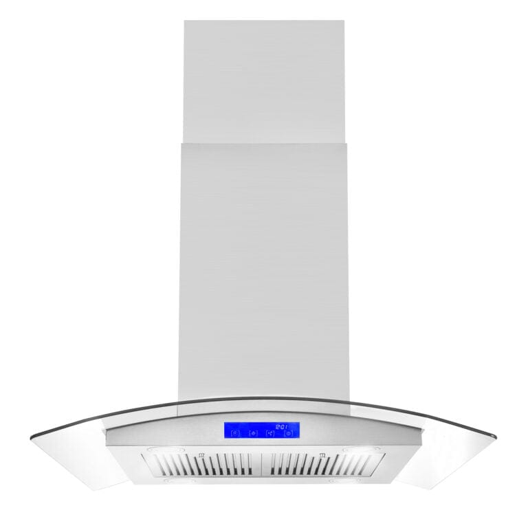 Cosmo 30-inch Island Range Hood with Touch Control COS-668ICS750 Range Hood COS-668ICS750 Luxury Appliances Direct