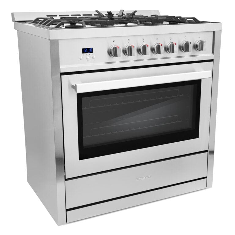 Cosmo 36-inch 3.8 cu. ft. Single Oven Gas Range COS-965AGC Range COS-965AGC Luxury Appliances Direct