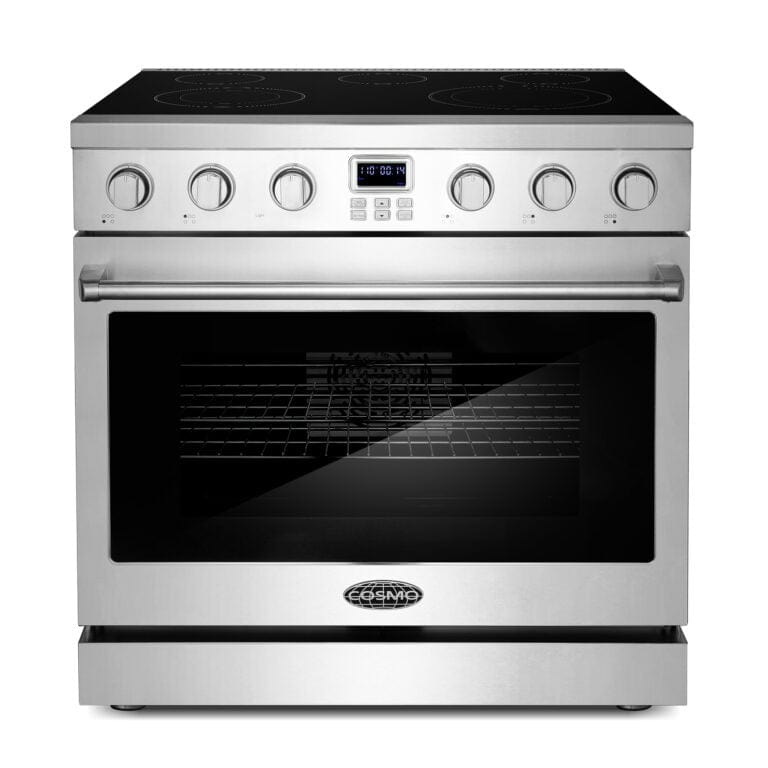 Cosmo 36-inch Electric Range with 5 Burner Glass Cooktop COS-ERC365KBD Range COS-ERC365KBD Luxury Appliances Direct