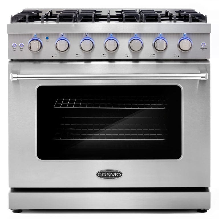 Cosmo Commercial 36-inch 6.0 cu. ft. Gas Range COS-EPGR366 Range COS-EPGR366 Luxury Appliances Direct