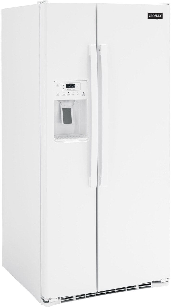 Crosley 23 Cubic Feet Side By Side Refrigerator XSS23 Refrigerators XSS23GGPWW Luxury Appliances Direct