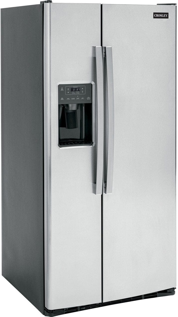 Crosley 23 Cubic Feet Side By Side Refrigerator XSS23 Refrigerators XSS23GYPFS Luxury Appliances Direct