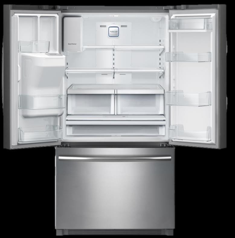 Crosley 25.5 Cubic Feet With Spill Proof French Door Fridge-Freezer CFDDH268TS Refrigerators CFDDH268TS Luxury Appliances Direct