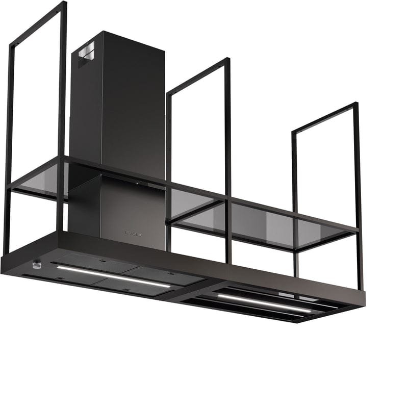 Faber 70" T-Shelf Matte Black Range Hood TSHIS70BK600