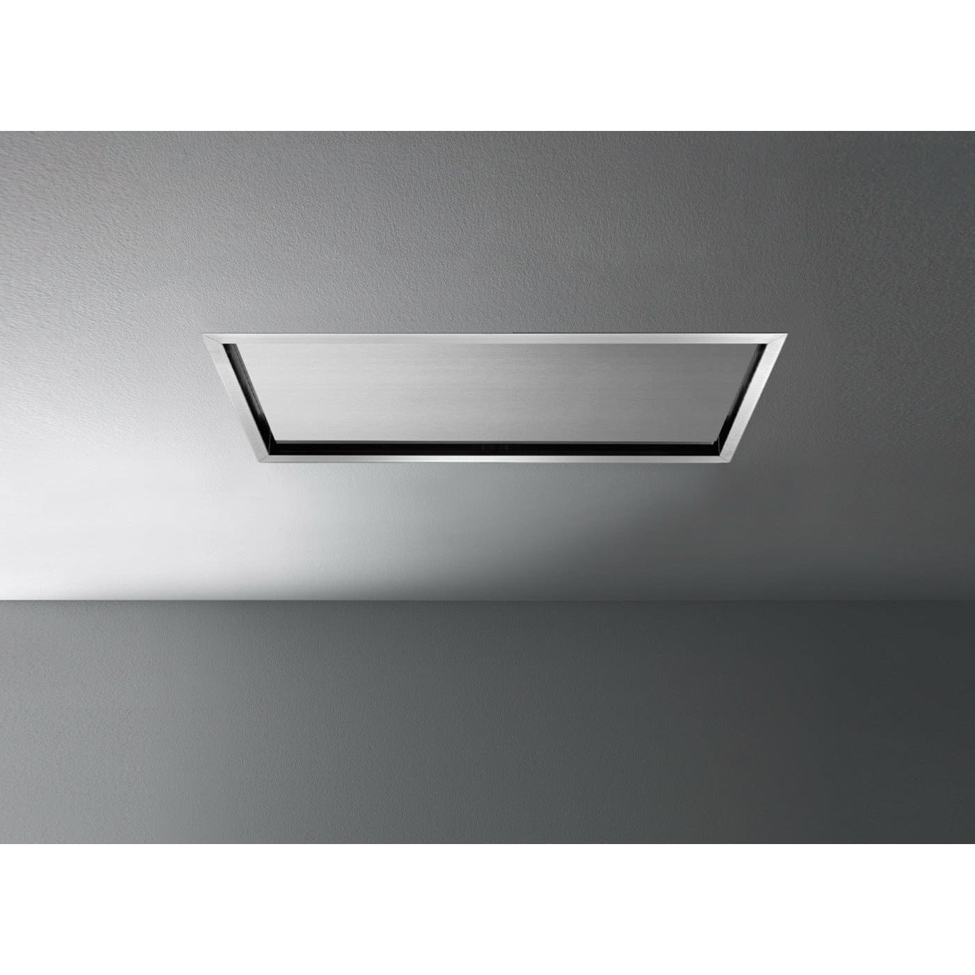 Falmec Nube Ceiling 36" Liner Insert,  with 600 CFM Motor (Motor Sold Separately), Electronic Control, Metallic Grease Filter, Scotch Brite Stainless Steel (AISI 304), Perimeter Suction, and Remote Control Included - FDNUB36C6SS-R Range Hoods FDNUB36C6SS-R Luxury Appliances Direct