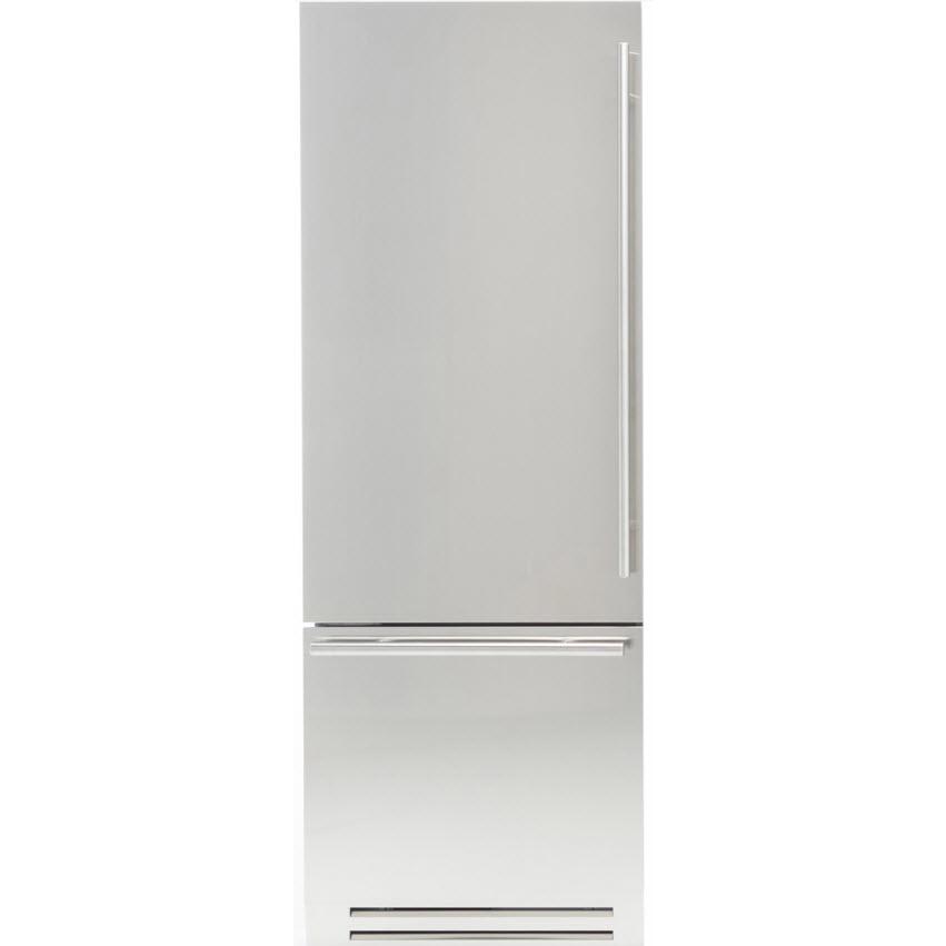 Fhiaba 30-inch, 14.5 cu.ft. Built-in Bottom Freezer Refrigerator with Interior Ice Maker FK30BI-LS1 Refrigerators FK30BILS1 Luxury Appliances Direct