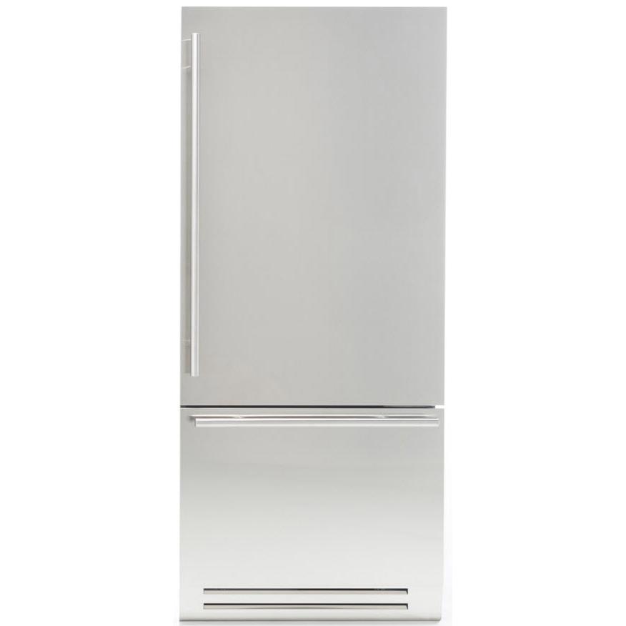 Fhiaba 36-inch, 18.5 cu.ft. Built-in Bottom Freezer Refrigerator with Interior Ice Maker FK36BI-RS1 Refrigerators FK36BIRS1 Luxury Appliances Direct