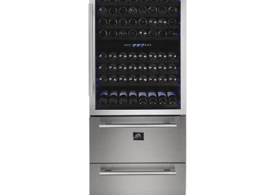 Forno 30" Capraia Triple Zone Wine and Beverage Cooler FWCDR6661-30 Wine/Beverage Coolers Combo FWCDR6661-30 Luxury Appliances Direct