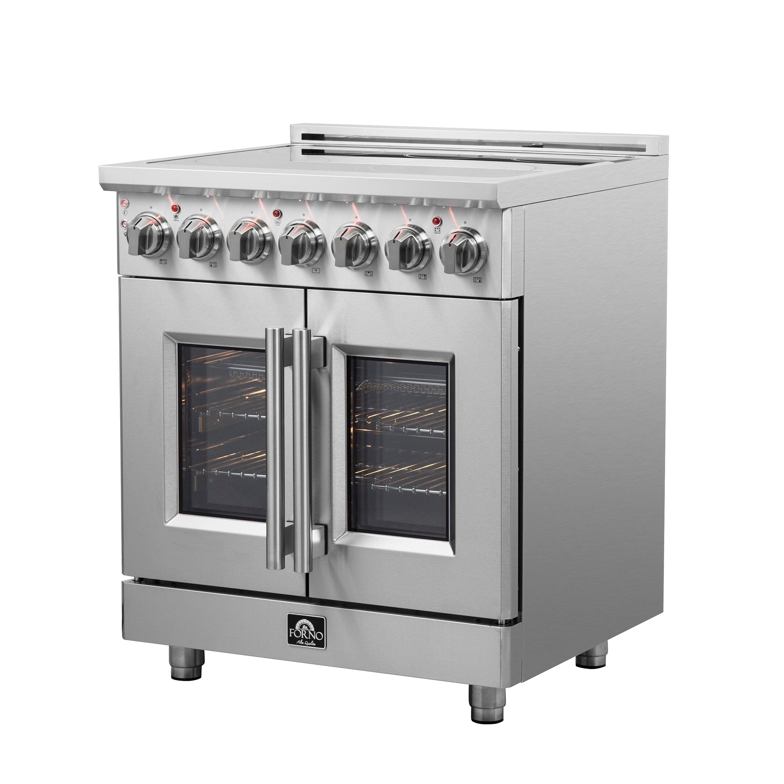 Forno 30" Freestanding French Door Electric Range with 5 Elements, FFSEL6955-30 Range FFSEL6955-30 Luxury Appliances Direct