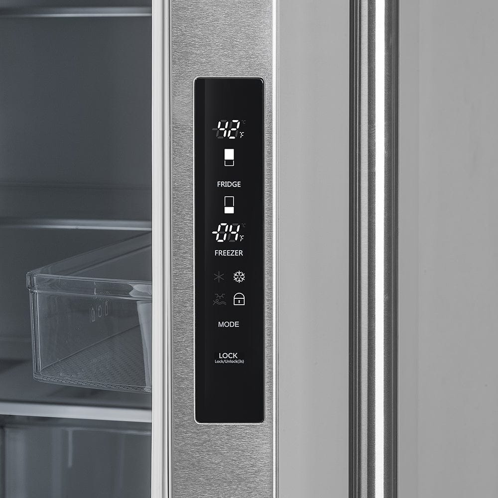 Forno 36 in. 19 cu.ft. French Door Refrigerator in Stainless Steel, FFRBI1820-36SB Refrigerator FFRBI1820-36SB Luxury Appliances Direct