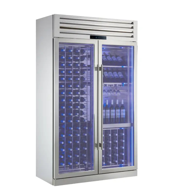 FORNO Abruzzo FWCDR6680-48S 48-Inch Dual Zone Wine Cooler – 30 Cu. Ft., 130 Bottles
