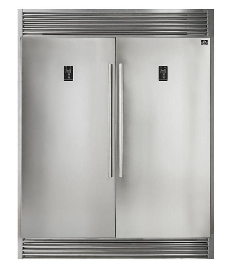 Forno Appliance Package - 30" Dual Fuel Range, 30" Range Hood, 60" Refrigerator, AP-FFSGS6125-30-W-4 Appliance Package AP-FFSGS6125-30-W-4 Luxury Appliances Direct