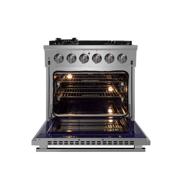 Forno Appliance Package- 30 Inch Gas Range, Wall Mount Range Hood, AP-FFSGS6239-30-W Appliance Packages AP-FFSGS6239-30-W Luxury Appliances Direct