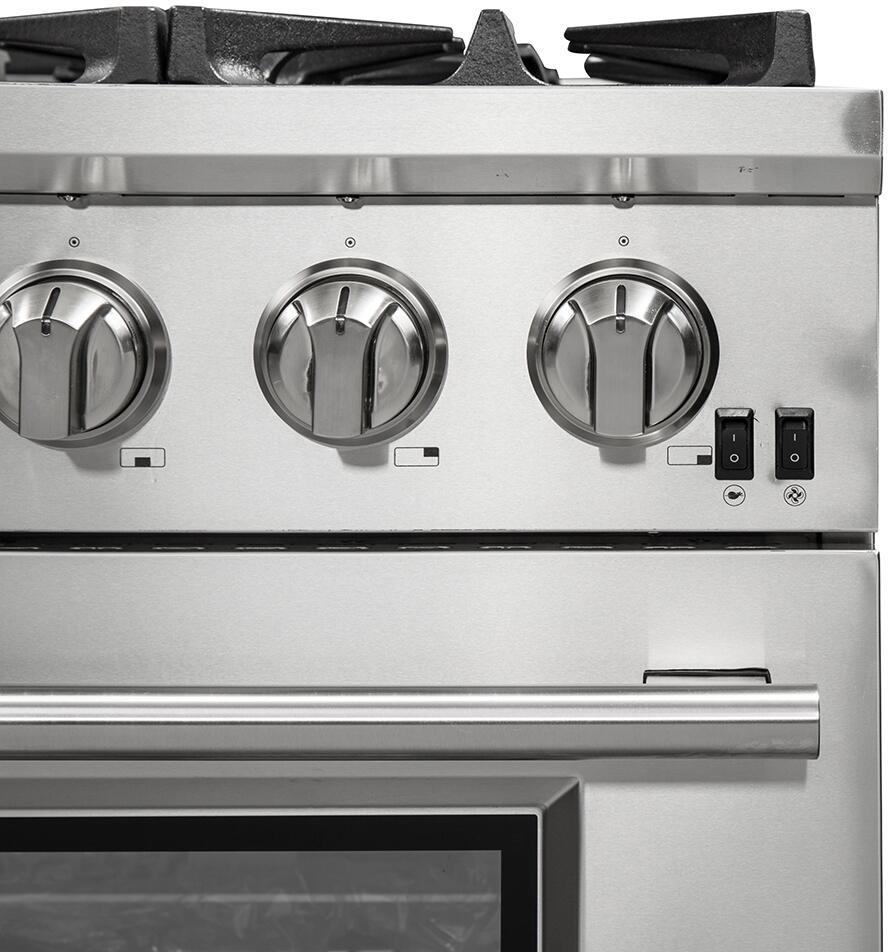 Forno Appliance Package - 36 Inch Gas Burner/Electric Oven Pro Range, Wall Mount Range Hood, Dishwasher, AP-FFSGS6187-36-2 Appliance Packages AP-FFSGS6187-36-2 Luxury Appliances Direct