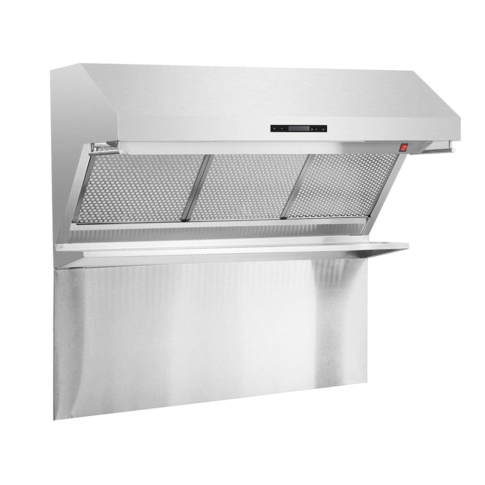 Forno Appliance Package - 48 Inch Gas Burner/Electric Oven Pro Range, Wall Mount Range Hood, Refrigerator, AP-FFSGS6187-48-4 Appliance Packages AP-FFSGS6187-48-4 Luxury Appliances Direct