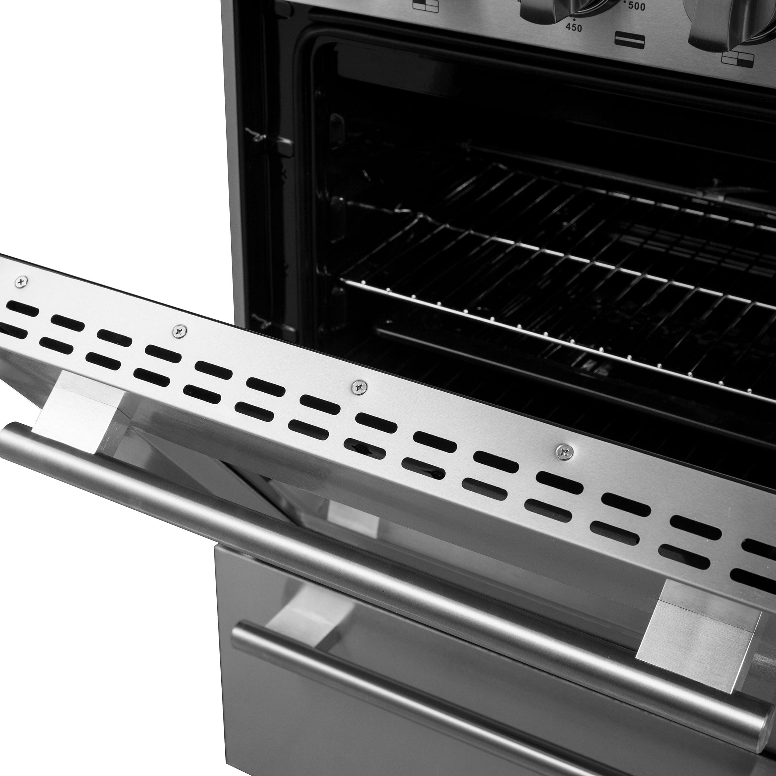 Forno Breno 24" Freestanding Gas Range With 4 Sealed Burners in Stainless Steel, FFSGS6272-24 Ranges FFSGS6272-24 Luxury Appliances Direct
