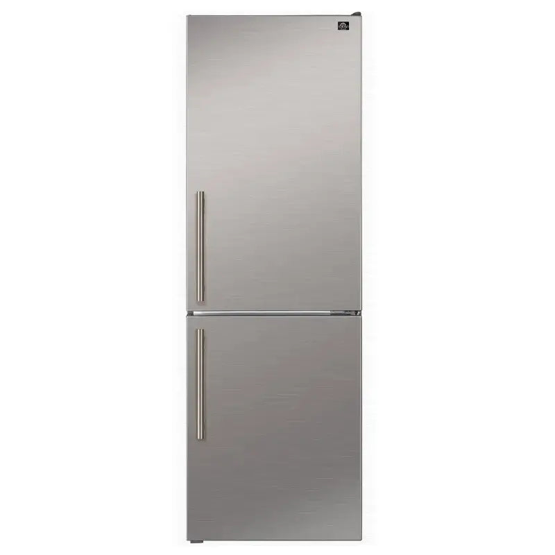 FORNO Custodia 24-Inch Counter-Depth Bottom Freezer Refrigerator, 10.3 Cu. Ft., Right Swing, Stainless Steel – FFFFD1766-24RS