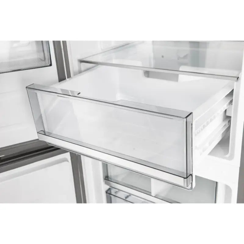 FORNO Custodia 48-Inch 20.6 Cu. Ft. Bottom Freezer Refrigerator Combo with Ice Maker, Stainless Steel – FFFFD1766-48S