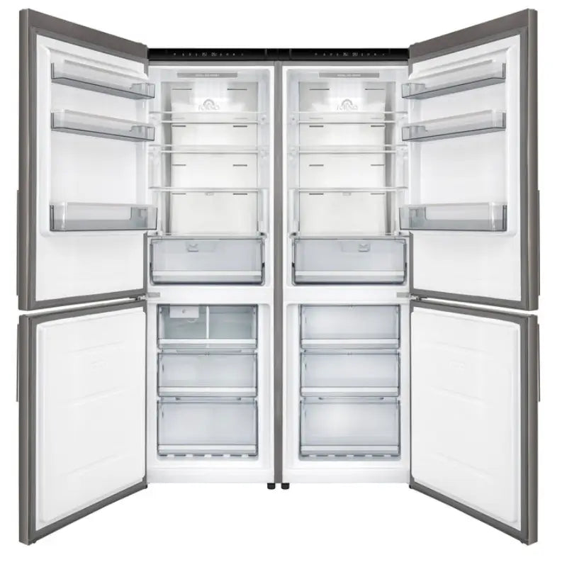 FORNO Custodia 48-Inch 20.6 Cu. Ft. Bottom Freezer Refrigerator Combo with Ice Maker, Stainless Steel – FFFFD1766-48S