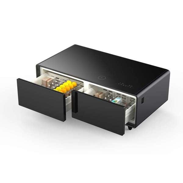 Forno Evoluto 51" Coffee Table and Dual Refrigerator FCTFR7006-51BLK