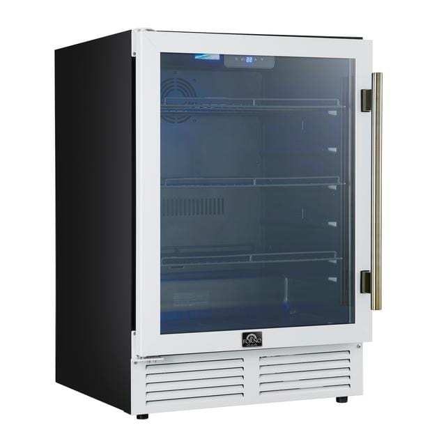 Forno Frescolino 24 Inch White Beverage Cooler FWCDR6665-24WHT