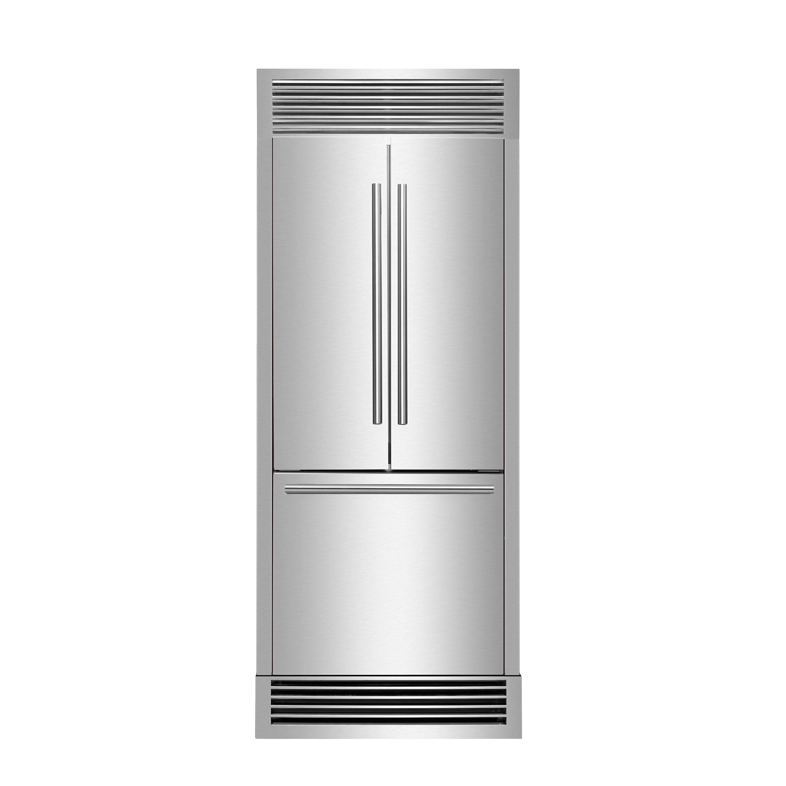 Forno Gallipoli 30" French Door With Grill Trim FFFFD1974-35SG Refrigerators FFFFD1974-35SG Luxury Appliances Direct